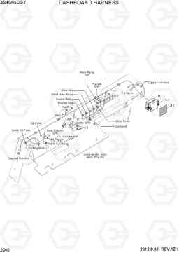 2040 DASHBOARD HARNESS 35DS/40DS/45DS-7, Hyundai