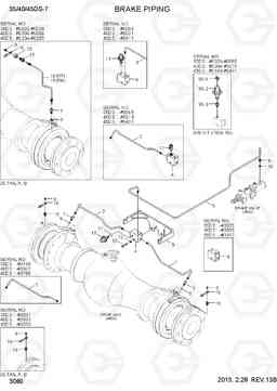 3080 BRAKE PIPING 35DS/40DS/45DS-7, Hyundai