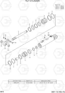 3B10 TILT CYLINDER 35DS/40DS/45DS-7, Hyundai