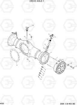 4030 DRIVE AXLE 1 35DS/40DS/45DS-7, Hyundai