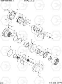 4050 DRIVE AXLE 3 35DS/40DS/45DS-7, Hyundai