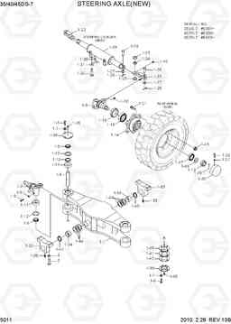 5011 STEERING AXLE (NEW) 35DS/40DS/45DS-7, Hyundai