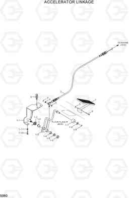 5060 ACCELERATOR LINKAGE 35DS/40DS/45DS-7, Hyundai