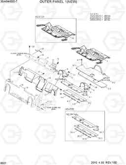 6021 OUTER PANEL 1(NEW) 35DS/40DS/45DS-7, Hyundai