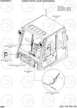 6090 CABIN TOTAL SUB ASSY(NEW) 35DS/40DS/45DS-7, Hyundai
