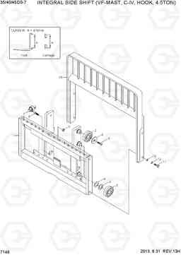 7146 INTEGRAL S/SHIFT(VF,C-IV,HOOK,4.5TON) 35DS/40DS/45DS-7, Hyundai