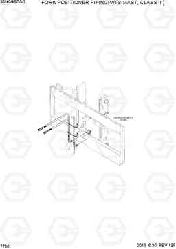 7730 FORK POSI PIPING(V/TS-MAST,CLASSIII) 35DS/40DS/45DS-7, Hyundai