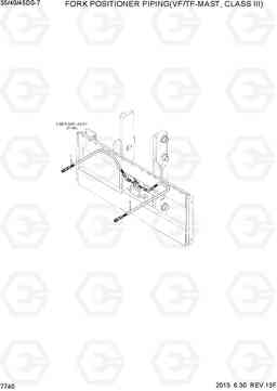 7740 FORK POSI PIPING(VF/TF-MAST,CLASSIII) 35DS/40DS/45DS-7, Hyundai