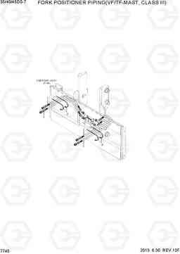 7745 FORK POSI PIPING(VF/TF-MAST,CLASSIII) 35DS/40DS/45DS-7, Hyundai