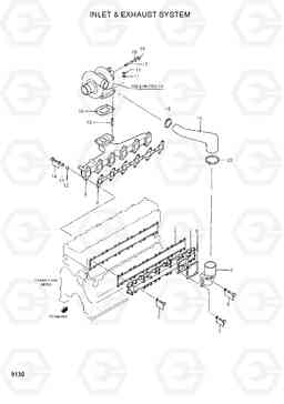 9130 INLET & EXHAUST SYSTEM 35DS/40DS/45DS-7, Hyundai