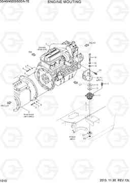 1010 ENGINE MOUNTING 35/40/45DS/50DA-7E, Hyundai