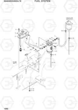 1050 FUEL SYSTEM 35/40/45DS/50DA-7E, Hyundai