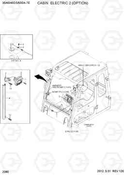 2080 CABIN ELECTRIC 2(OPTION) 35/40/45DS/50DA-7E, Hyundai