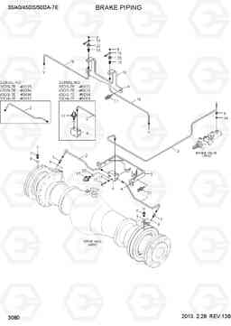 3080 BRAKE PIPING 35/40/45DS/50DA-7E, Hyundai