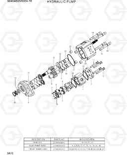 3A10 HYDRAULIC PUMP 35/40/45DS/50DA-7E, Hyundai