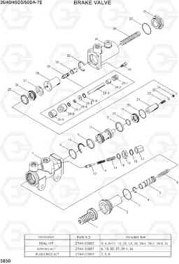 3B30 BRAKE VALVE 35/40/45DS/50DA-7E, Hyundai