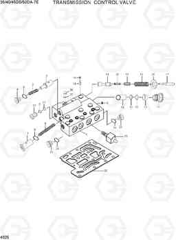 4025 TRANSMISSION CONTROL VALVE 35/40/45DS/50DA-7E, Hyundai