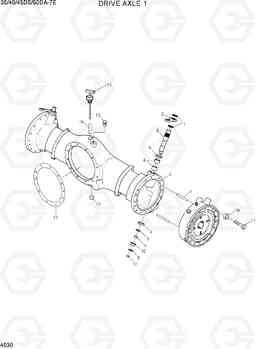 4030 DRIVE AXLE 1 35/40/45DS/50DA-7E, Hyundai