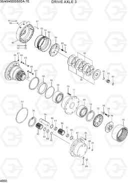 4050 DRIVE AXLE 3 35/40/45DS/50DA-7E, Hyundai