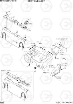 6035 BODY SUB ASSY 35/40/45DS/50DA-7E, Hyundai