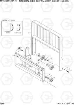 7044 INTEGRAL S/SHIFT(V-MAST,C-III,35~45DS) 35/40/45DS/50DA-7E, Hyundai