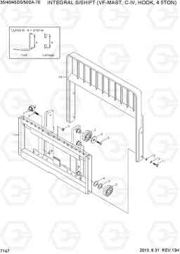 7147 INTEGRAL S/SHIFT(VF,C-IV,HOOK,4.5TON) 35/40/45DS/50DA-7E, Hyundai