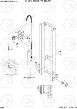 7430 INNER MAST (TS-MAST) 35/40/45DS/50DA-7E, Hyundai