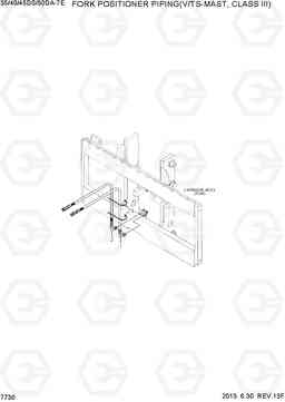 7730 FORK POSI PIPING(V/TS-MAST,CLASSIII) 35/40/45DS/50DA-7E, Hyundai