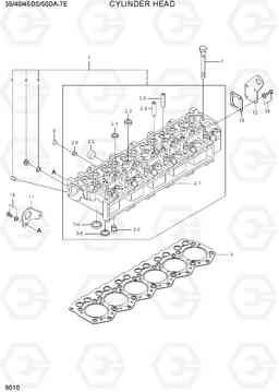 9010 CYLINDER HEAD 35/40/45DS/50DA-7E, Hyundai