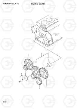 9120 TIMING GEAR 35/40/45DS/50DA-7E, Hyundai