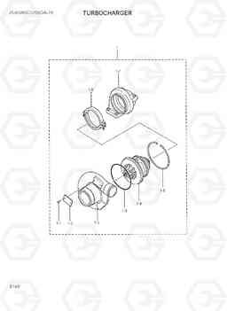 9140 TURBOCHARGER 35/40/45DS/50DA-7E, Hyundai