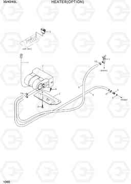 1060 HEATER (OPTION) 35/40/45L-7, Hyundai
