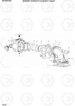 1A10 MIXER THROTTLE BODY ASSY 35/40/45L-7, Hyundai