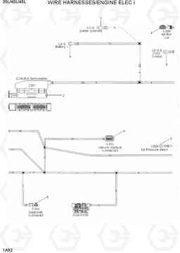 1A92 WIRE HARNESS/ENG ELEC I 35/40/45L-7, Hyundai