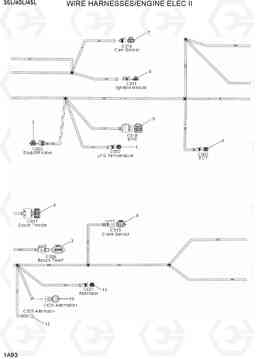 1A93 WIRE HARNESS/ENG ELEC II 35/40/45L-7, Hyundai