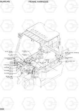 2050 FRAME HARNESS 35/40/45L-7, Hyundai