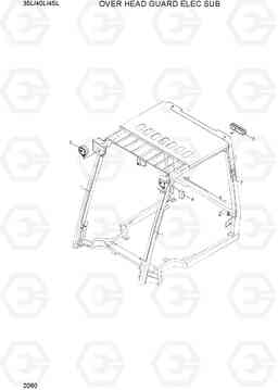 2060 OVER HEAD GUARD ELEC SUB 35/40/45L-7, Hyundai