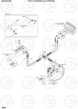 3060 TILT HYDRAULIC PIPING 35/40/45L-7, Hyundai