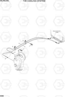 3090 T/M COOLING SYSTEM 35/40/45L-7, Hyundai