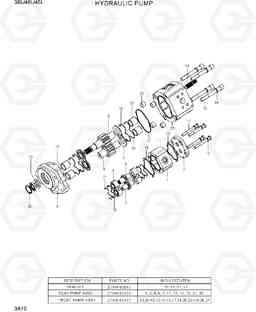 3A10 HYDRAULIC PUMP 35/40/45L-7, Hyundai