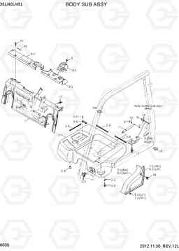 6035 BODY SUB ASSY 35/40/45L-7, Hyundai