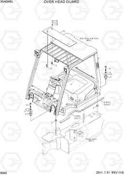 6040 OVER HEARD GUARD 35/40/45L-7, Hyundai