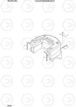 6100 COUNTERWEIGHT 35/40/45L-7, Hyundai