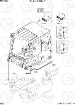 6200 CABIN GROUP 35/40/45L-7, Hyundai