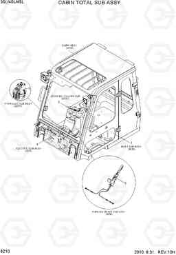 6210 CABIN TOTAL SUB ASSY 35/40/45L-7, Hyundai