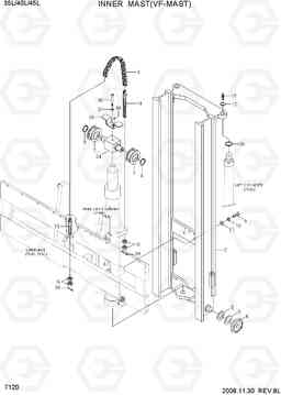 7120 INNER MAST (VF-MAST) 35/40/45L-7, Hyundai