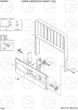 7140 CARR & B/REST (VF-MAST, C-III) 35/40/45L-7, Hyundai