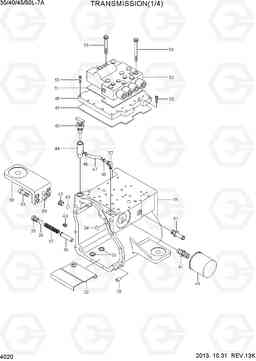 4020 TRANSMISSION (1/4) 35/40/45/50L-7A, Hyundai