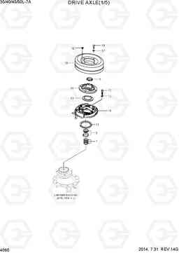 4060 DRIVE AXLE (1/5) 35/40/45/50L-7A, Hyundai