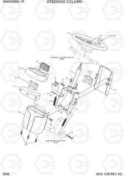 5030 STEERING COLUMN 35/40/45/50L-7A, Hyundai